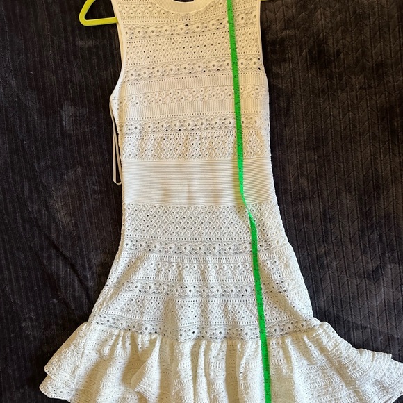 TED BAKER MALEKO LACE STITCH DRESS, WHITE,size:1,zero waste,GREAT FOR HOLIDAYS! - Picture 10 of 15